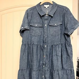 Denim dress from a boutique